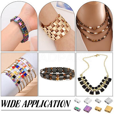 320Pcs 8 Styles Electroplate Glass Seed Beads SEED-WR0001-07-1