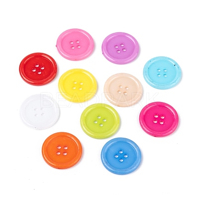 Acrylic Sewing Buttons BUTT-E076-D-M-1