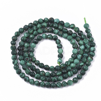 Natural Malachite Beads Strands G-S361-3mm-001-1