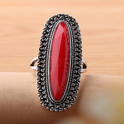 Alloy and Resin Finger Rings FS-WGB9ABA-01-1