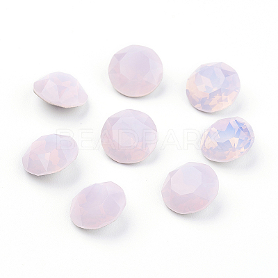 Pointed Back & Back Plated K9 Glass Rhinestone Cabochons RGLA-J012-10mm-395-1