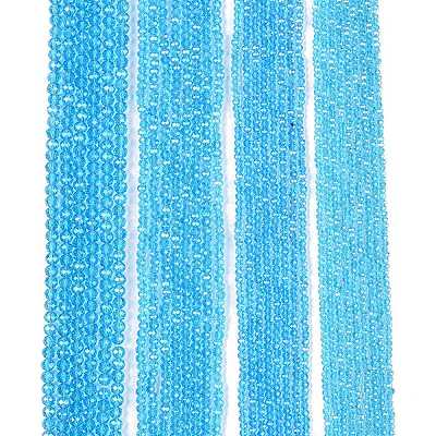 Electroplate Glass Beads Strands EGLA-A044-T2mm-A08-1