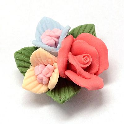 Handmade Porcelain Cabochons PORC-S1003-04B-1