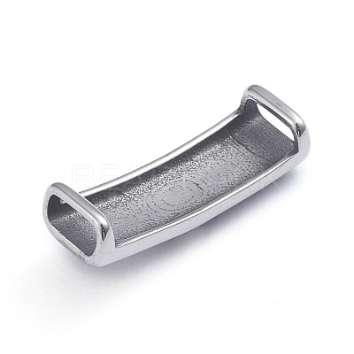 Retro 304 Stainless Steel Slide Charms/Slider Beads STAS-L243-006AS-1