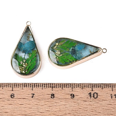 Epoxy Resin Pendants KK-Q082-01KCG-04-1