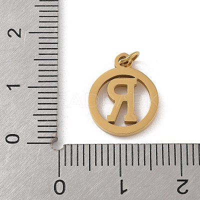 304 Stainless Steel Charms
with Jump Ring STAS-R001-02G-R-1