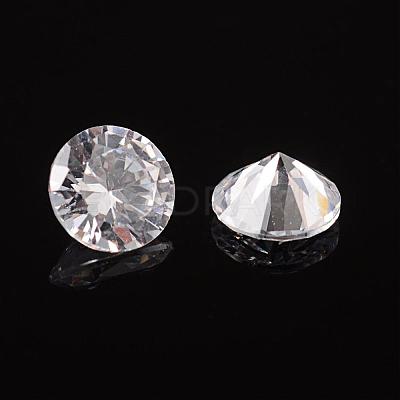 Clear Grade A Diamond Shaped Cubic Zirconia Cabochons X-ZIRC-M002-4mm-007-1