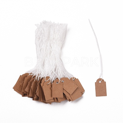 Kraft Paper Tags AJEW-C019-01-1