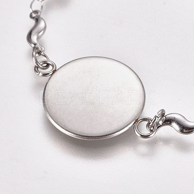 Tarnish Resistant 304 Stainless Steel Bracelet Making STAS-L248-005P-1