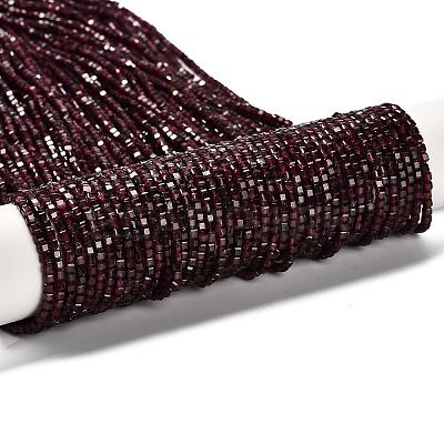 Natural Garnet Beads Strands G-RM2025-32B-01-1