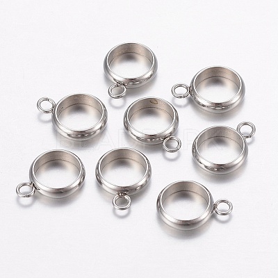 Tarnish Resistant 201 Stainless Steel Tube Bails STAS-P198-66B-1