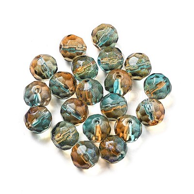 50Pcs 1 Set Glass Beads GLAA-D300-03K-1
