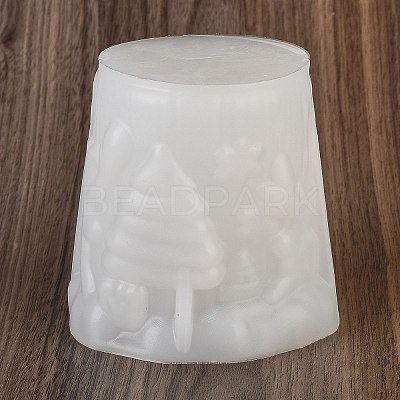 Christmas DIY Silicone Candle Molds AJEW-U014-02A-1