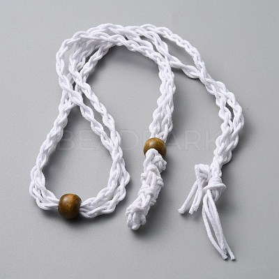 Braided Cotton Thread Cords Macrame Pouch Necklace Making FIND-WH0032-56B-01-1