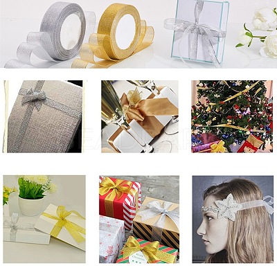 Glitter Metallic Ribbon OCOR-T001-10mm-YC-1