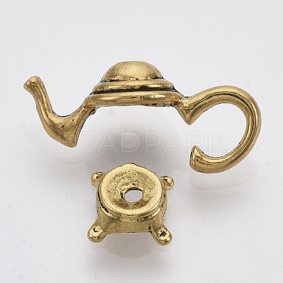 Tibetan Style Alloy Bead Frames X-TIBEB-N005-08AG-RS-1