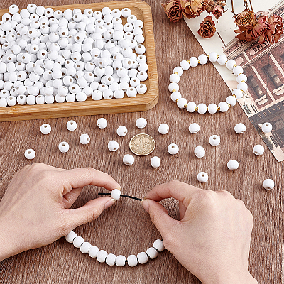 Natural Wood Beads WOOD-PH0003-56A-01-1