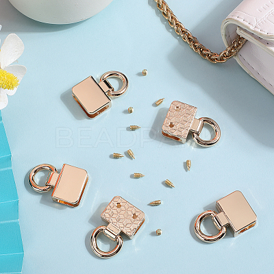6Pcs Zinc Alloy Bag Buckles FIND-GF0006-89B-1