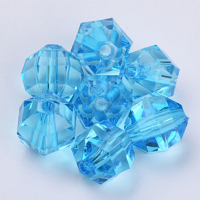 Transparent Acrylic Beads TACR-Q256-8mm-V40-1