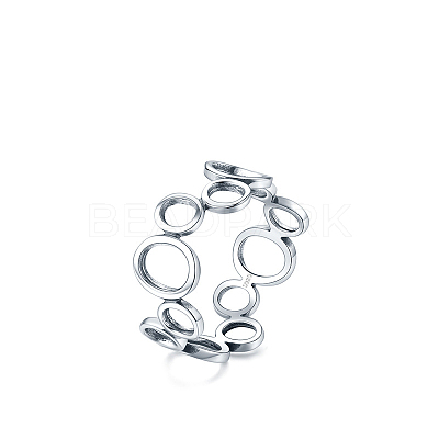 Oval Ring 925 Sterling Silver Finger Rings for Women FS-WGC6322-04-1