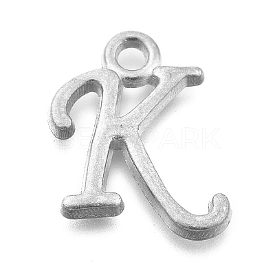 Alloy Letter Pendants PALLOY-J718-01C-K-1