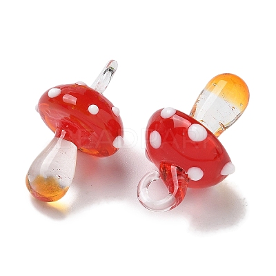 Handmade Lampwork Pendants LAMP-M021-01K-1