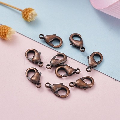 Brass Lobster Claw Clasps KK-901-R-NF-1