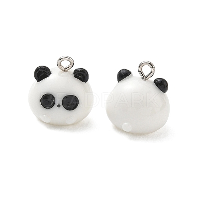 Animal Theme Opaque Resin Pendants RE-CBA4C51-02P-02-1