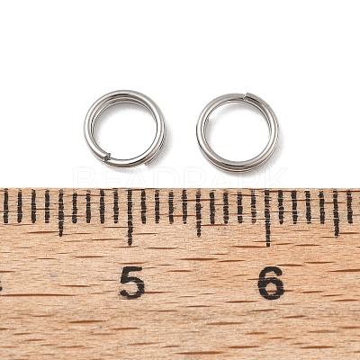 304 Stainless Steel Split Rings STAS-M118-01P-6mm-1
