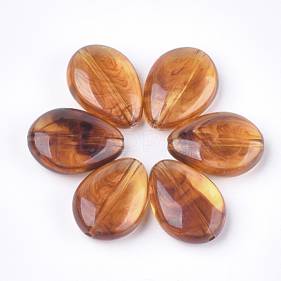 Acrylic Beads OACR-S029-030-1