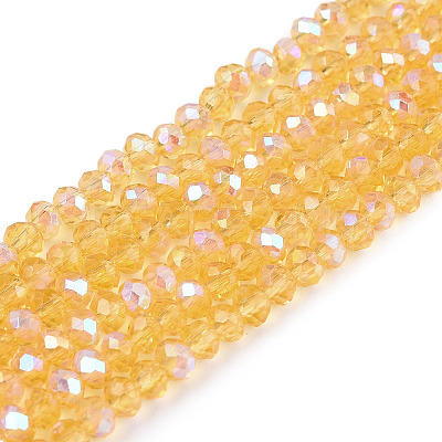 Electroplate Glass Beads Strands LS-EGLA-A044-T2mm-L03-1