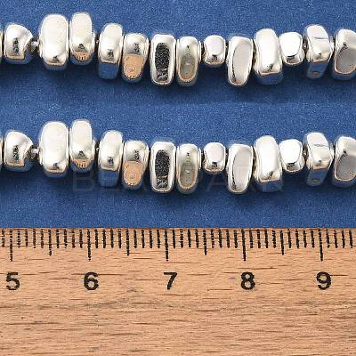 Electroplated Synthetic Non-magnetic Hematite Beads Strands G-I364-B01-S-1