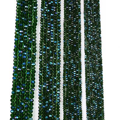 Electroplate Glass Beads Strands EGLA-A044-T8mm-L24-1