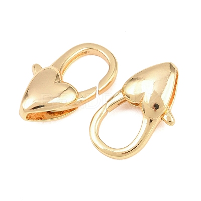 Brass Lobster Claw Clasps KK-H287-08D-G-1