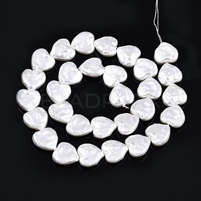 ABS Plastic Imitation Pearl Beads Strands KY-N015-09-B01-1