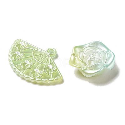 Opaque Acrylic Beads OACR-H039-03E-1