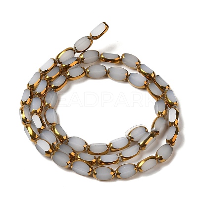 Electroplate Glass Beads Strands EGLA-P061-02B-01-1
