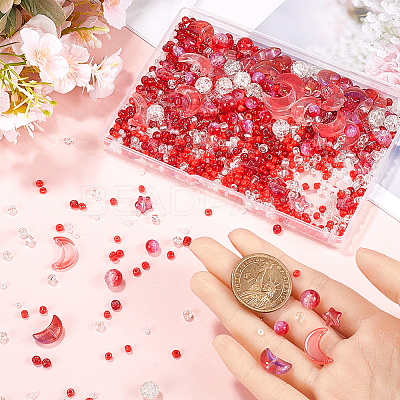 Mixed Styles Glass Beads GLAA-SC0002-20-1