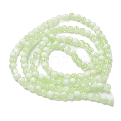 Crackle Glass Beads X1-GLAA-U001-6mm-09-1