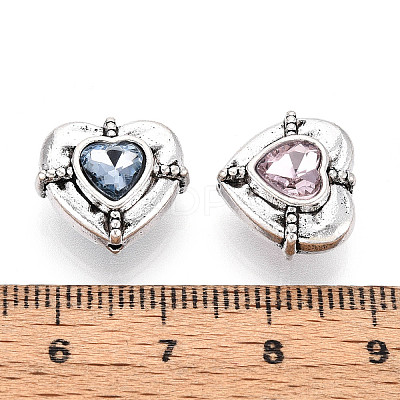 Tibetan Style Alloy Beads TIBE-N013-29AS-1