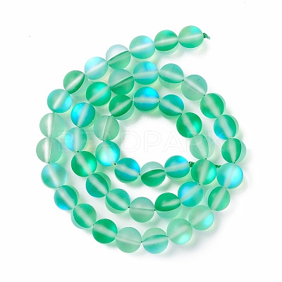 Synthetic Moonstone Beads Strands G-E573-01B-17-1