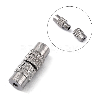 Column Brass Screw Clasps X-KK-M143-01-1