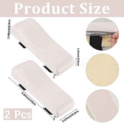 Polyester & Sponge Office Chair Armrests Pad AJEW-WH20006-377C-1