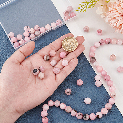 2 Strands Natural Cherry Blossom Agate Beads Strands G-OC0005-18-1