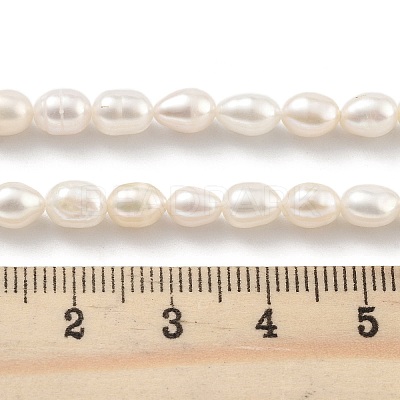 Natural Cultured Freshwater Pearl Beads Strands PEAR-P062-06D-1
