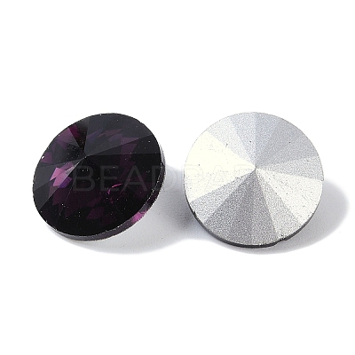 Glass Pointed Back Rhinestone RGLA-R003-12mm-M-1