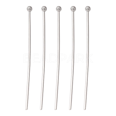 Tarnish Resistant 304 Stainless Steel Ball Head pins STAS-N017-02-35mm-1
