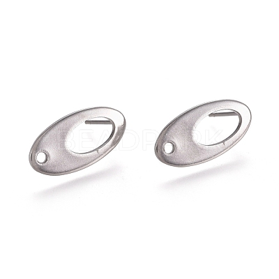 Tarnish Resistant 304 Stainless Steel Stud Earring Findings STAS-E482-01P-1