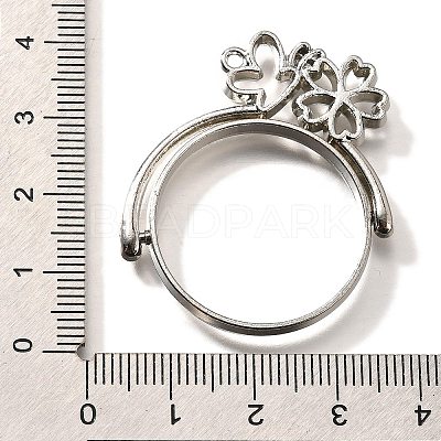 Alloy Open Back Bezel Pendants PALLOY-I223-16P-1