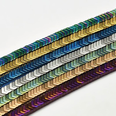 Electroplated Arrows Non-magnetic Synthetic Hematite Bead Strands G-I175-02-1